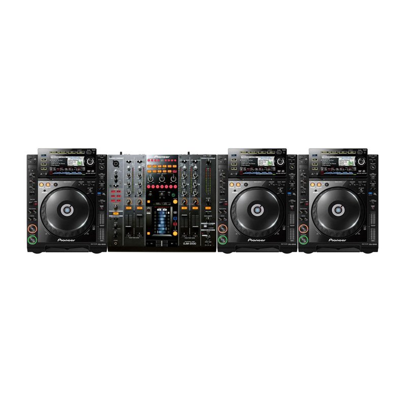 Udlejning - Pioneer CDJ2000 (3 stk) / DJM-2000
