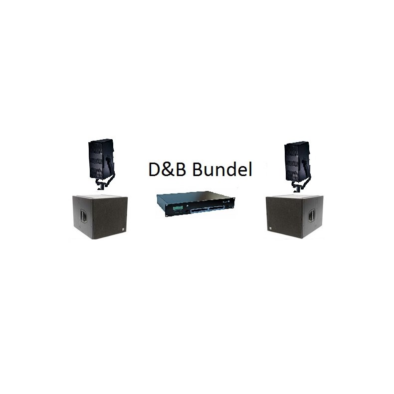 Udlejning - D&B Audio Bundel 250 pers.