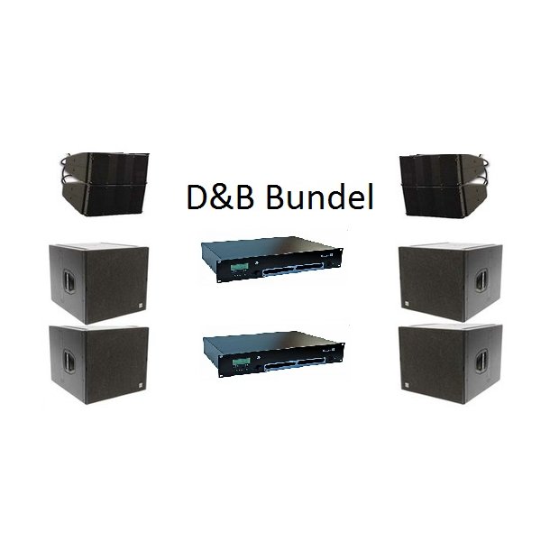 Udlejning - D&B Audio Bundel 450 pers.