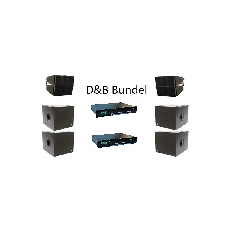 Udlejning - D&B Audio Bundel 450 pers.