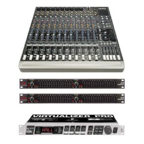 Mixerskab m/ effekter og eq.