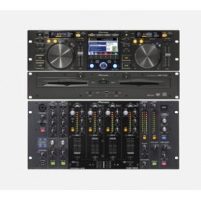 Udlejning: Kompakt Pioneer DJ-pult