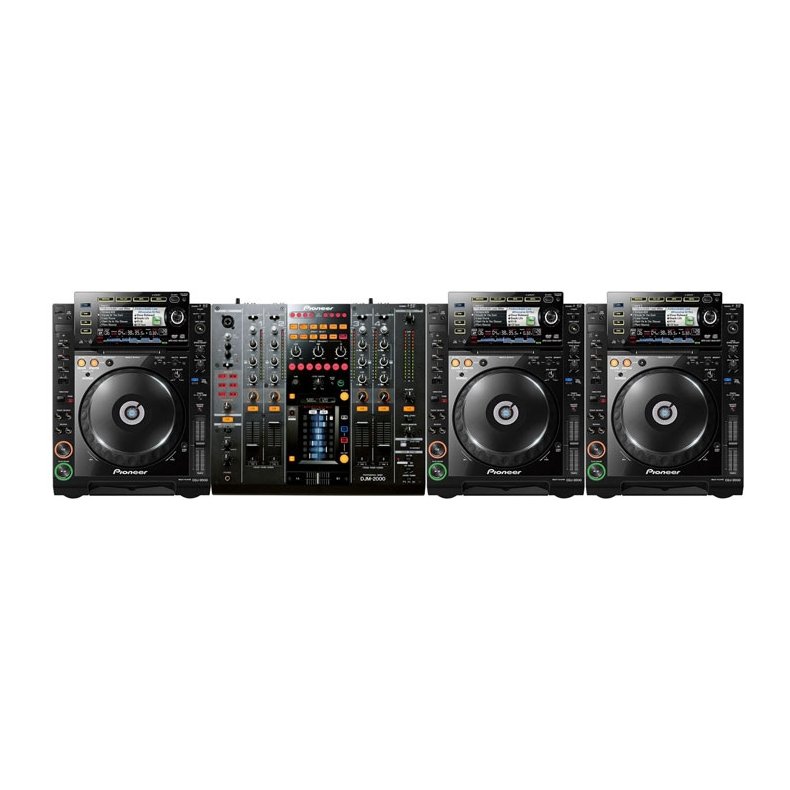 Udlejning - 3 x Pioneer CDJ-2000 / DJM-2000