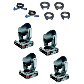 Moving Heads (4 stk. Professionelle Robe)