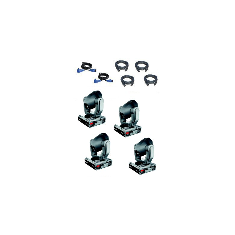 Moving Heads (4 stk. Professionelle Robe)